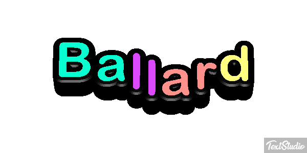 Ballard Текстовый эффект