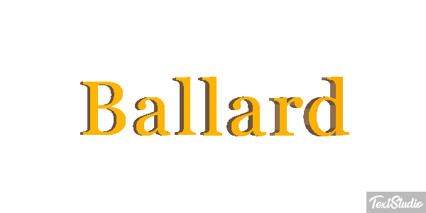 Ballard Текстовый эффект