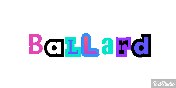 Ballard Текстовый эффект