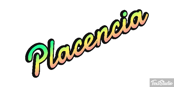Placencia Efekt tekstowy