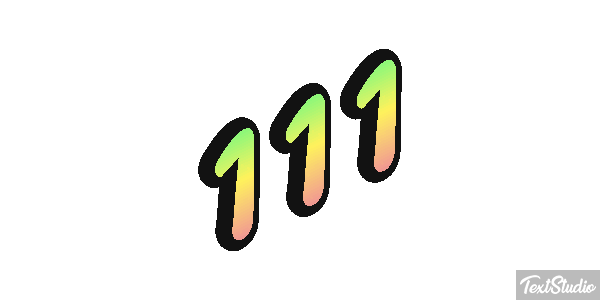 111 Effetto testo