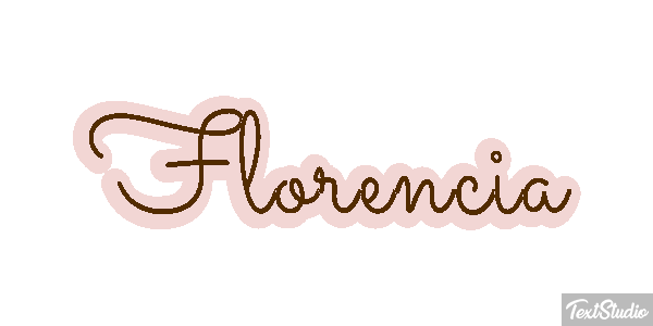 Florencia テキスト効果
