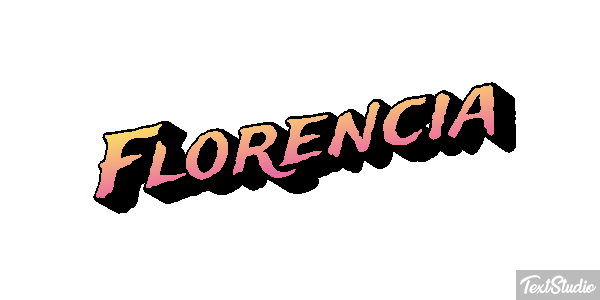 Florencia テキスト効果