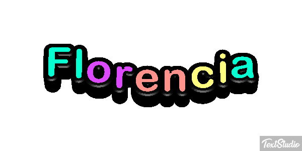 Florencia テキスト効果