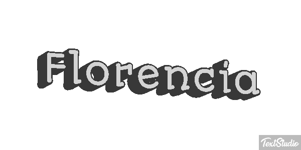 Florencia テキスト効果
