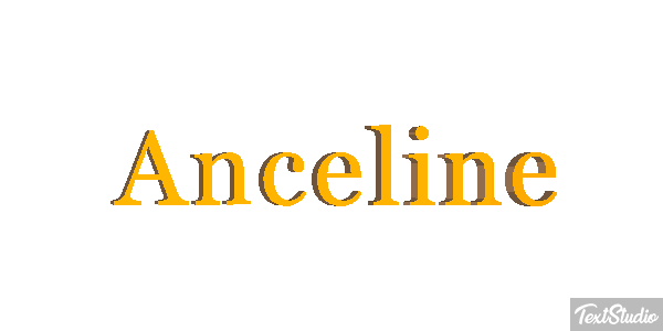 Anceline Effetto testo