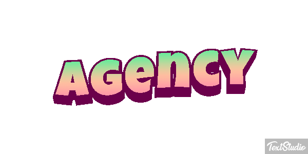 Agency Text effect