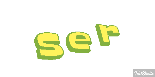 Ser Texteffekt