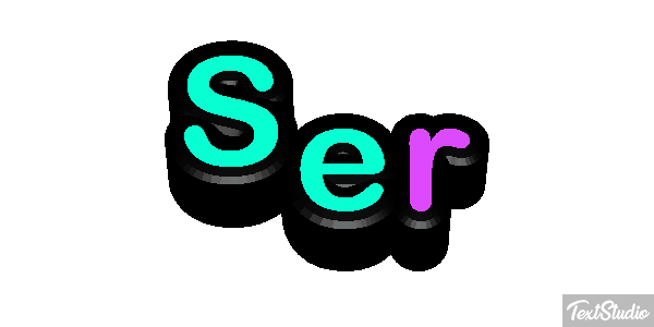 Ser Texteffekt