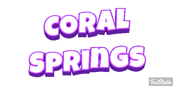 Coral Springs Effetto testo