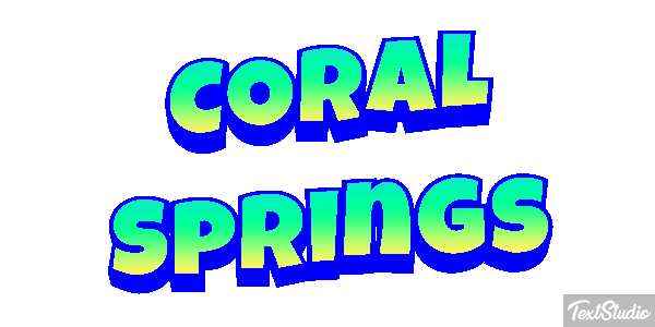 Coral Springs Effetto testo