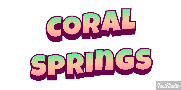 Coral Springs Effetto testo