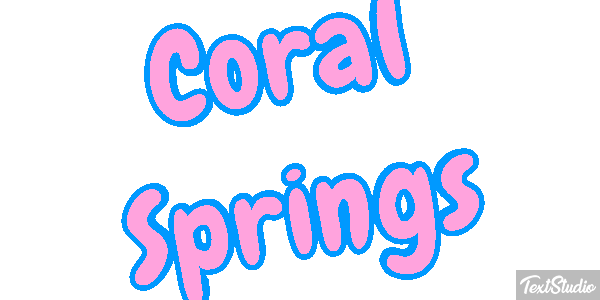 Coral Springs Effetto testo