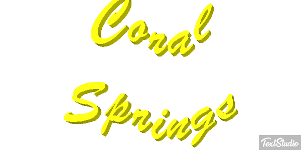 Coral Springs Effetto testo