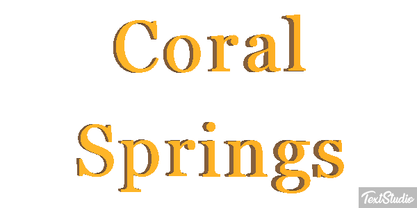 Coral Springs Effetto testo