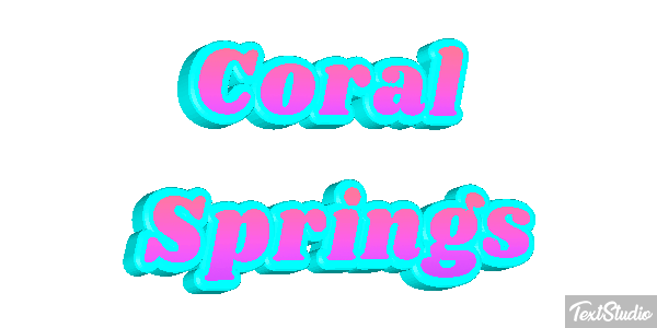 Coral Springs Effetto testo