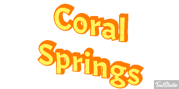 Coral Springs Effetto testo