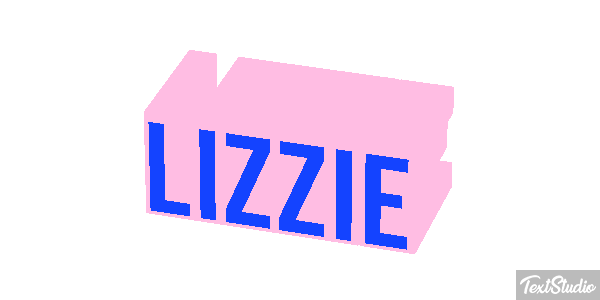 Lizzie Text effect