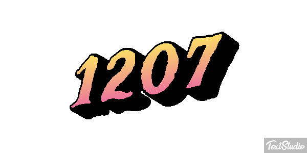 1207 Text effect