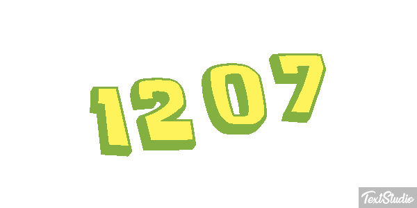 1207 Text effect