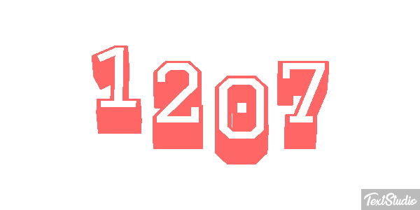 1207 Text effect