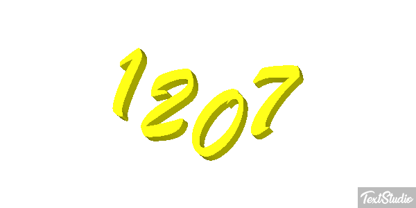 1207 Text effect