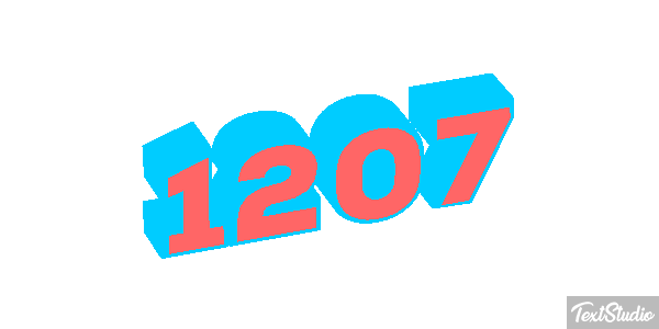 1207 Text effect