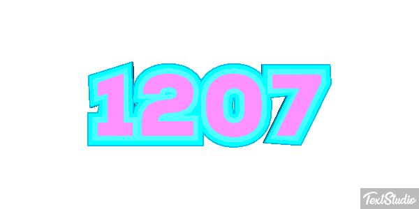 1207 Text effect
