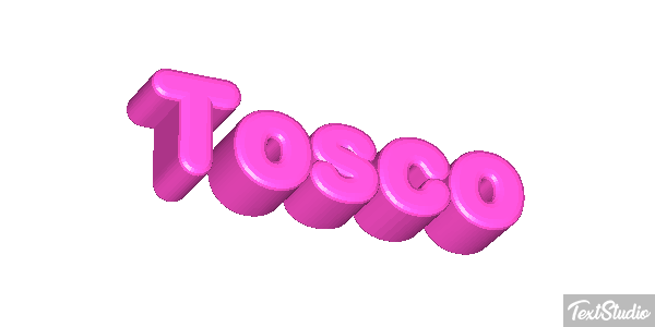 Tosco Текстовый эффект
