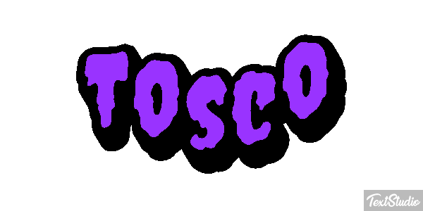 Tosco Текстовый эффект