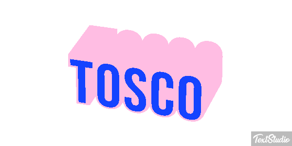 Tosco Текстовый эффект