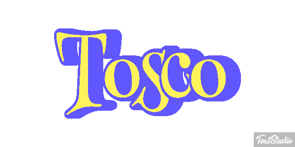 Tosco Текстовый эффект