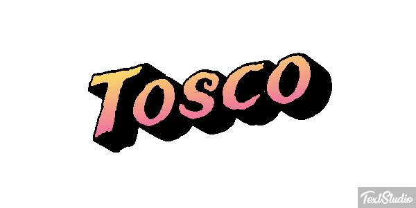 Tosco Текстовый эффект