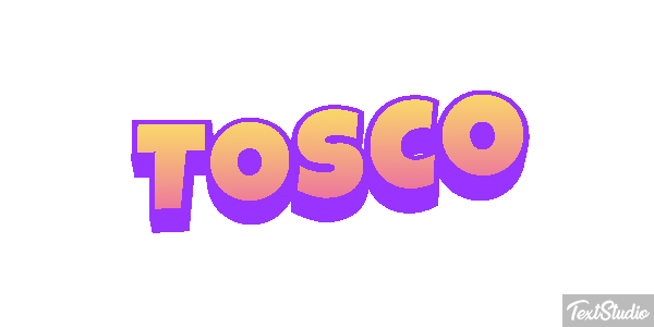 Tosco Текстовый эффект