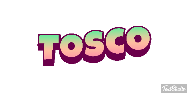 Tosco Текстовый эффект