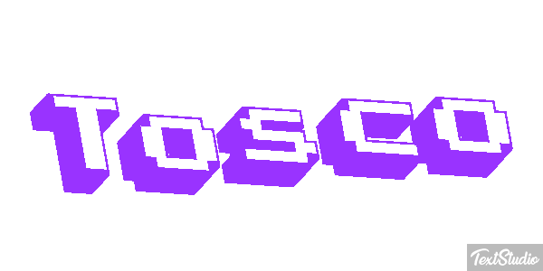 Tosco Текстовый эффект