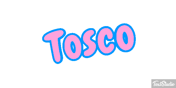 Tosco Текстовый эффект