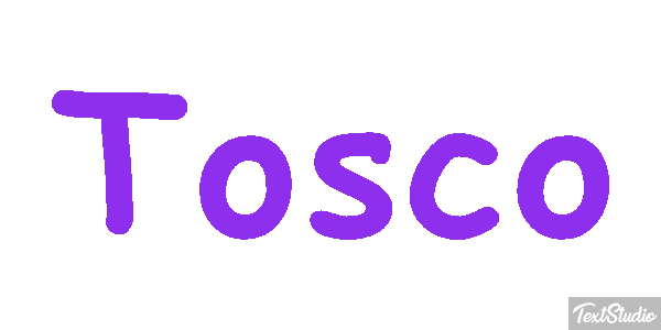 Tosco Текстовый эффект