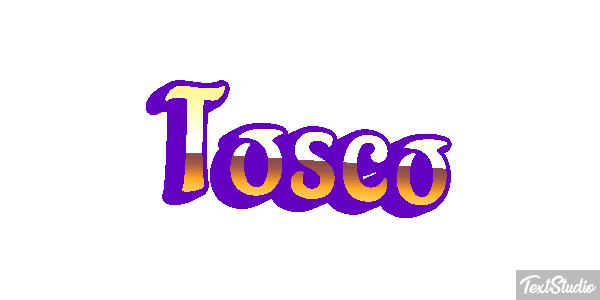 Tosco Текстовый эффект