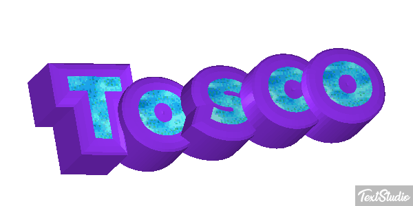 Tosco Текстовый эффект