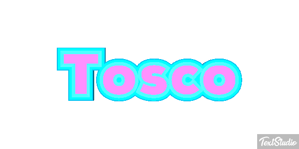 Tosco Текстовый эффект