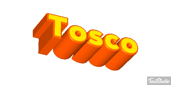 Tosco Текстовый эффект