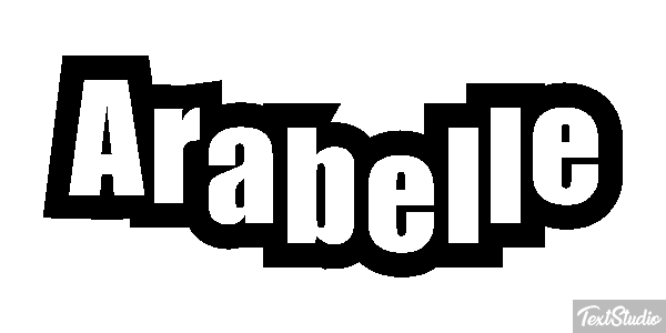 Arabelle Efecto de texto