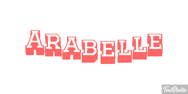 Arabelle Efecto de texto