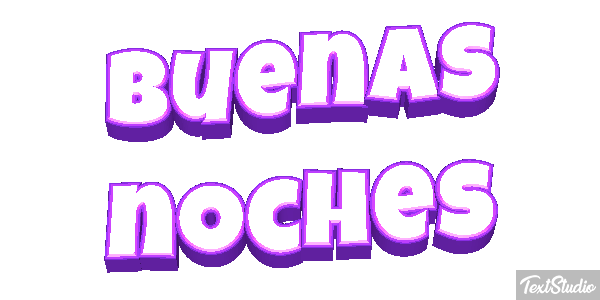 Buenas noches テキスト効果