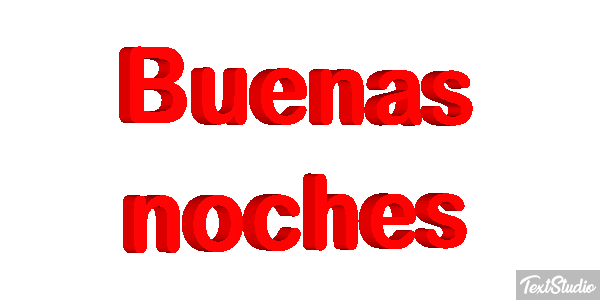 Buenas noches テキスト効果