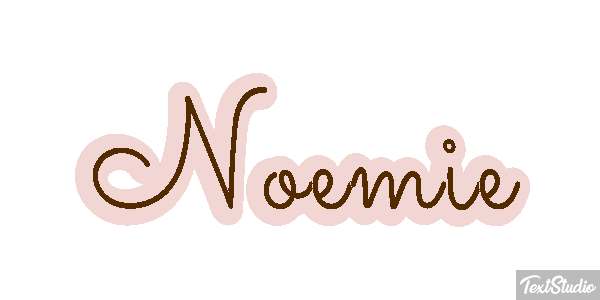 Noémie Текстовый эффект