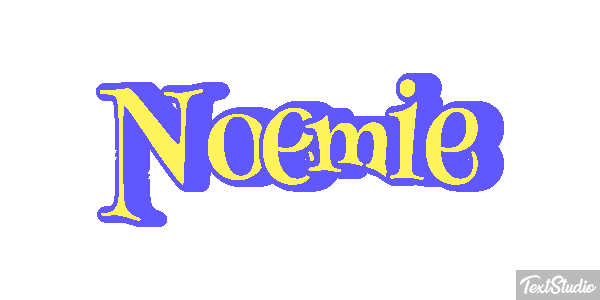 Noémie Текстовый эффект