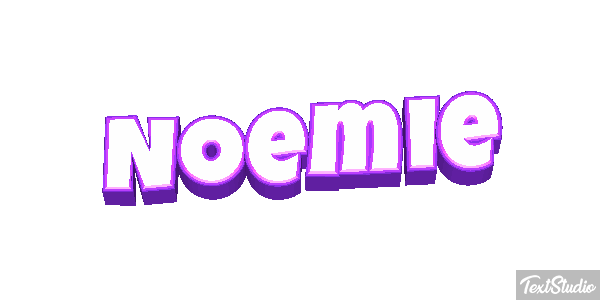 Noémie Текстовый эффект