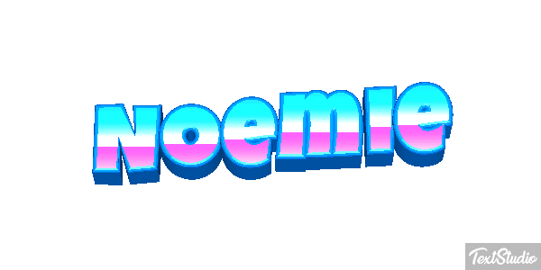 Noémie Текстовый эффект